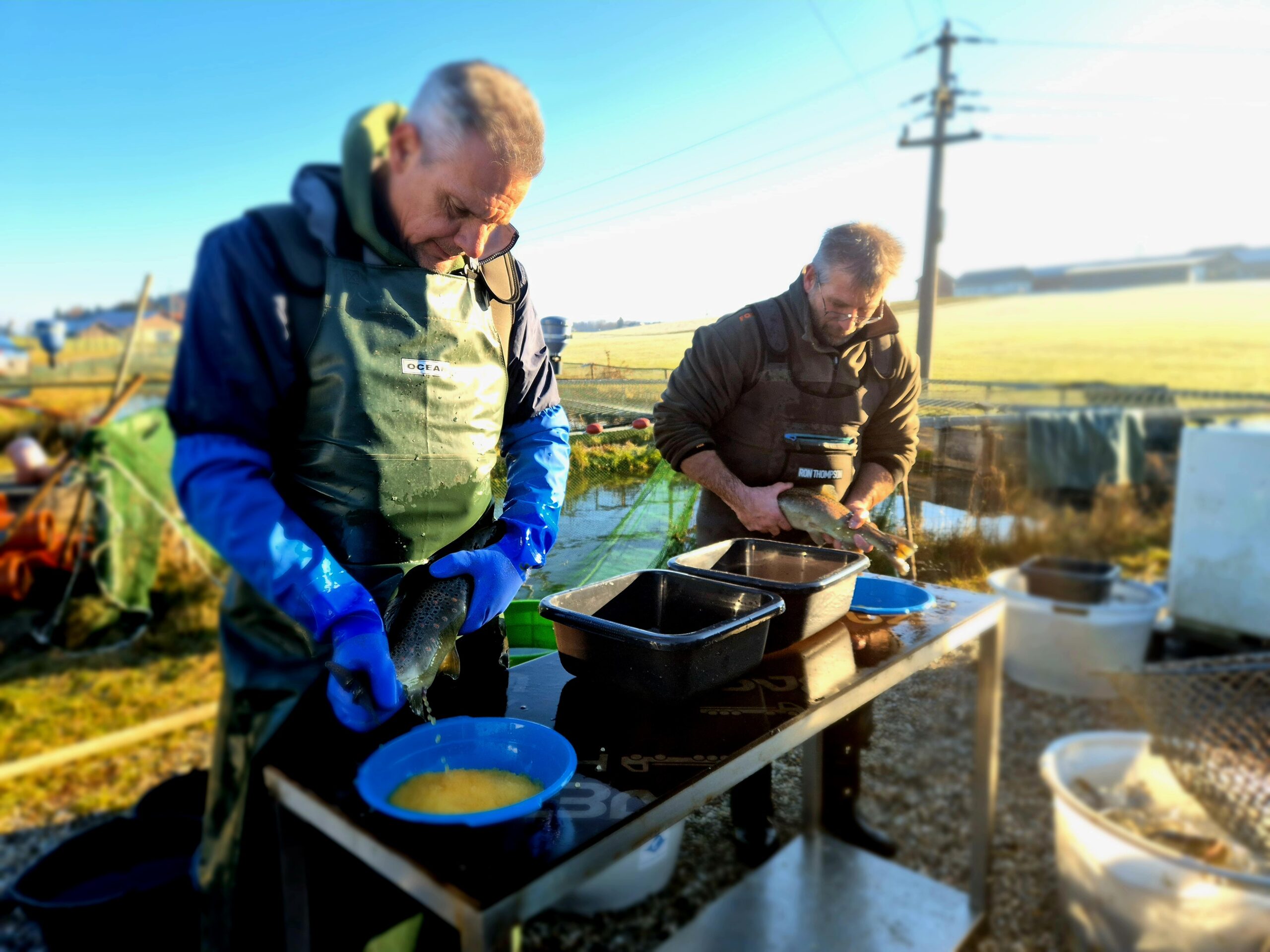 Fischzucht – Winterbetrieb