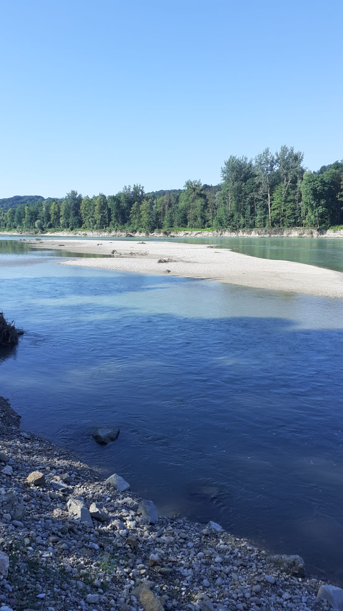Salzach Richtung Oberösterreich