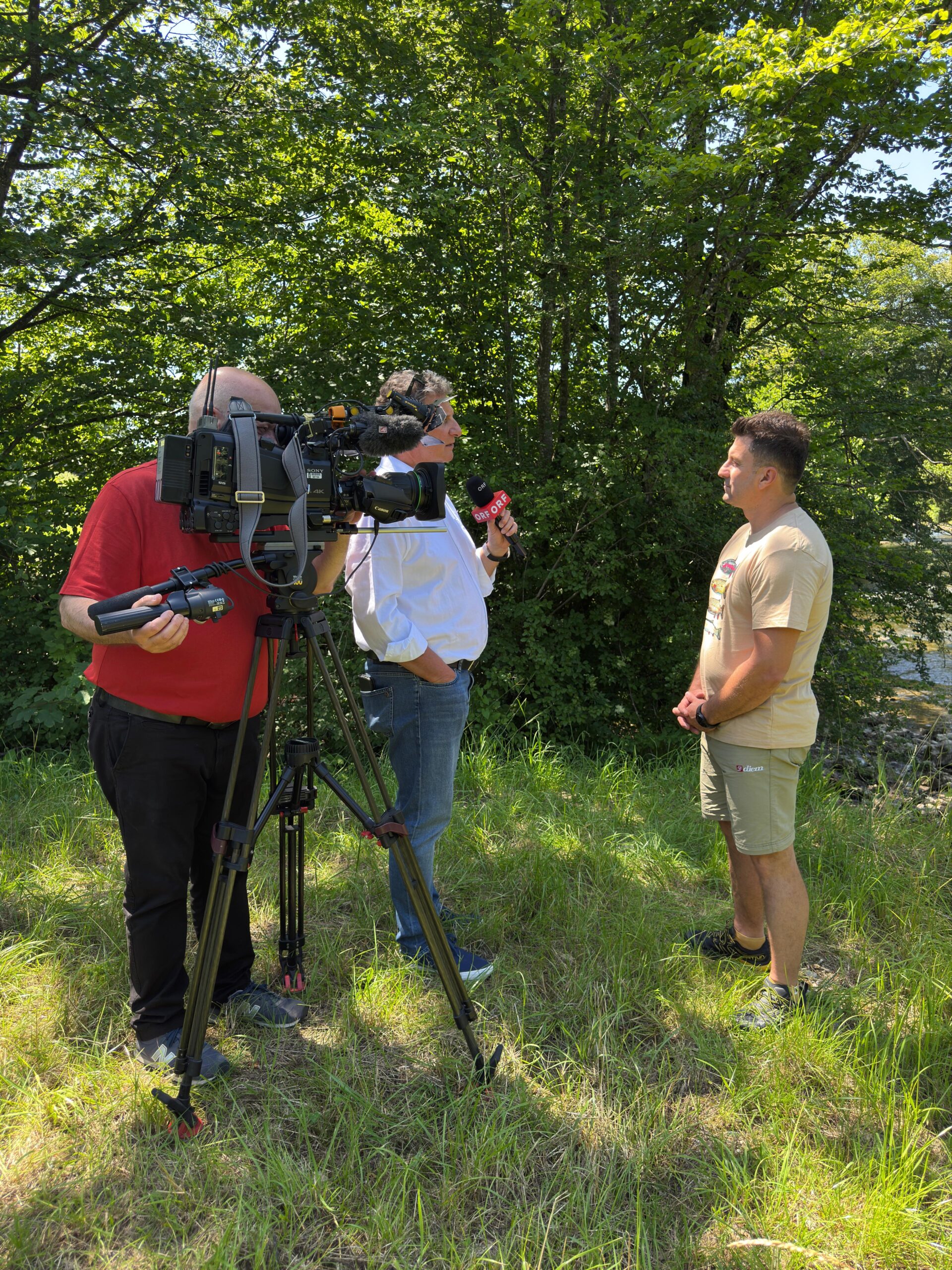 Obmann Werner Schörghofer im Interview mit dem ORF – zweite Aufnahme