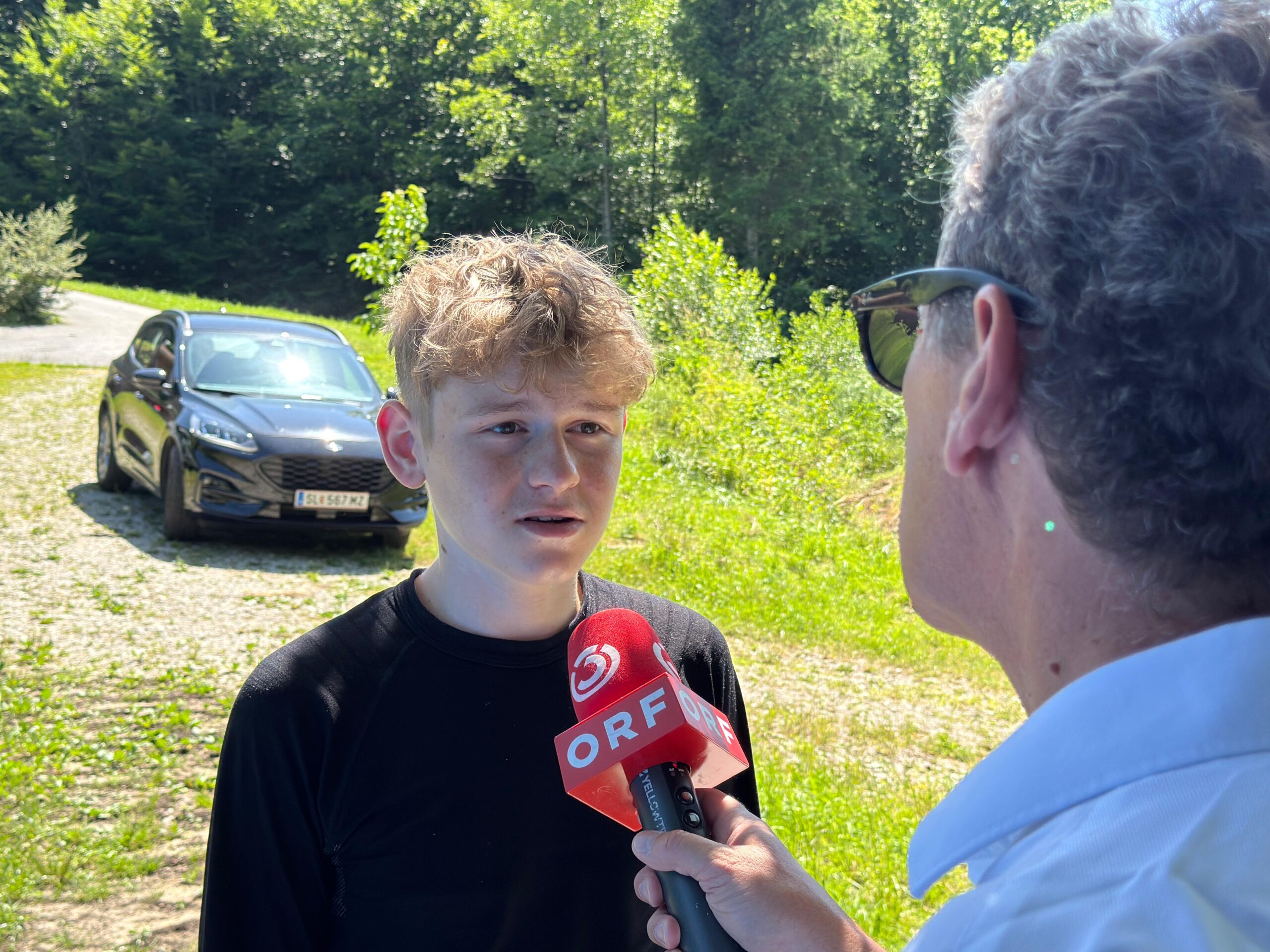 SSFV-Junior-Mitglied Lukas Herbst im Interview mit dem ORF