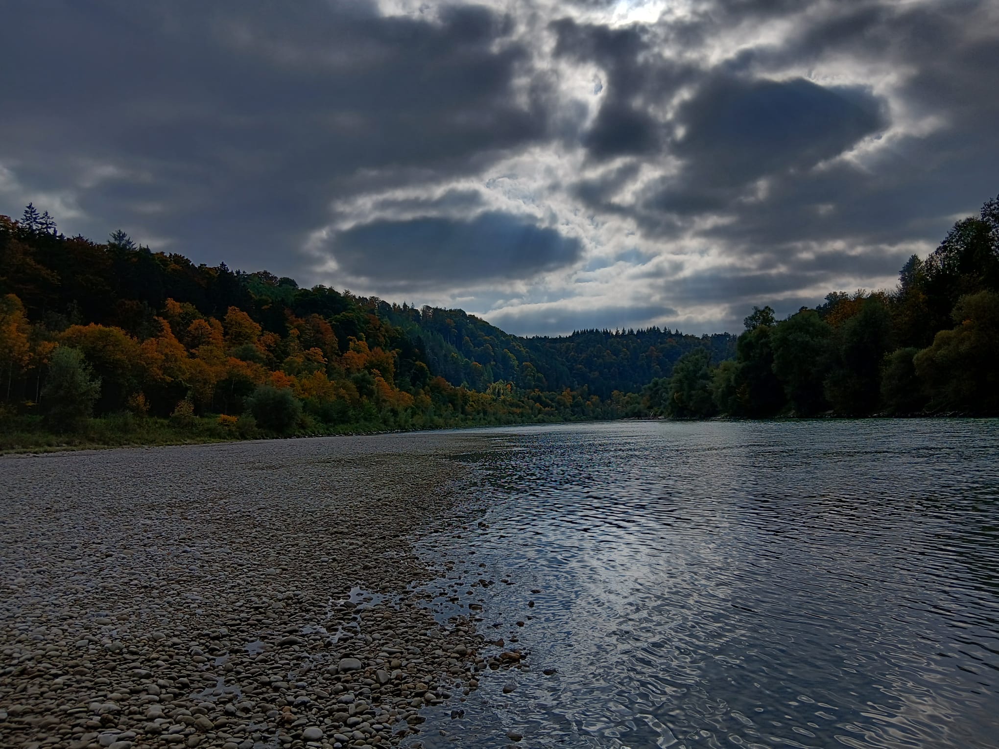 Salzach Oberösterreich – Großflussabschnitt mit Weite